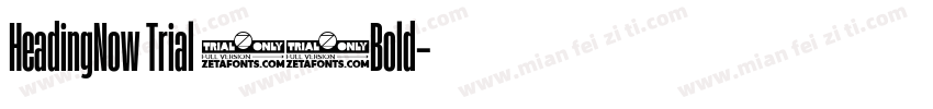 HeadingNow Trial 56Bold字体转换